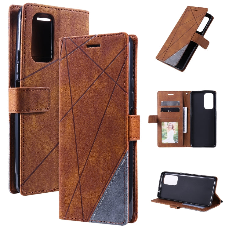 Skin Feel Splicing Leather Phone Case, For Xiaomi 11T, For Xiaomi Redmi Note 11, For Xiaomi Redmi Note 11 Pro, For Xiaomi Redmi K40S