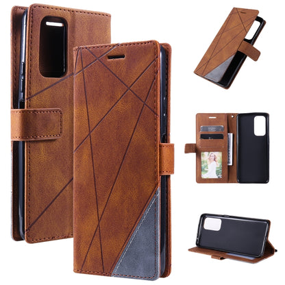 Skin Feel Splicing Leather Phone Case, For Xiaomi 11T, For Xiaomi Redmi Note 11, For Xiaomi Redmi Note 11 Pro, For Xiaomi Redmi K40S