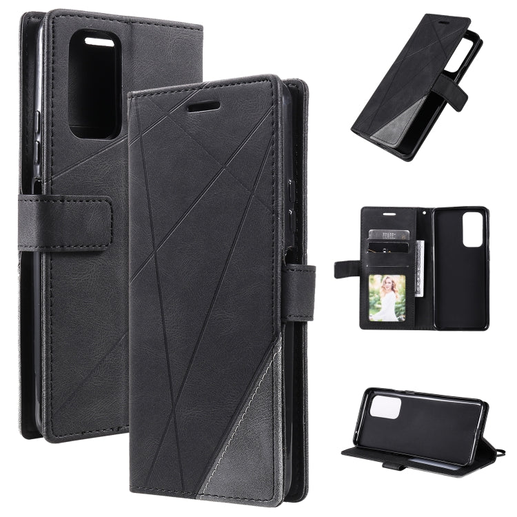 Skin Feel Splicing Leather Phone Case, For Xiaomi 11T, For Xiaomi Redmi Note 11, For Xiaomi Redmi Note 11 Pro, For Xiaomi Redmi K40S