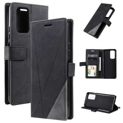 Skin Feel Splicing Leather Phone Case, For Xiaomi 11T, For Xiaomi Redmi Note 11, For Xiaomi Redmi Note 11 Pro, For Xiaomi Redmi K40S