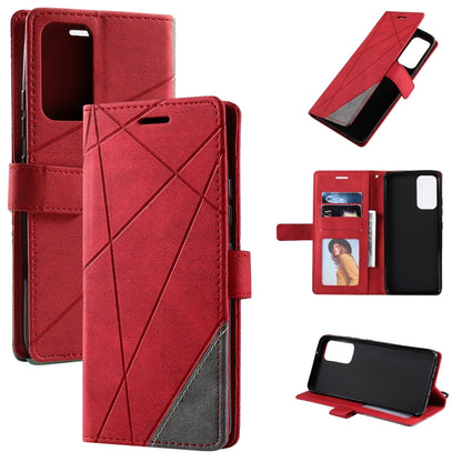 Skin Feel Splicing Leather Phone Case, For Xiaomi 11T, For Xiaomi Redmi Note 11, For Xiaomi Redmi Note 11 Pro, For Xiaomi Redmi K40S