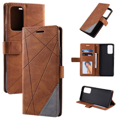 Skin Feel Splicing Leather Phone Case, For Xiaomi 11T, For Xiaomi Redmi Note 11, For Xiaomi Redmi Note 11 Pro, For Xiaomi Redmi K40S