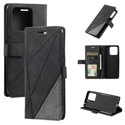 Skin Feel Splicing Leather Phone Case, For Xiaomi Redmi Note 11S, For Xiaomi Redmi 10C 4G Global/10 India, For Xiaomi Poco X4 Pro 5G, For Xiaomi Poco M4 Pro 5G
