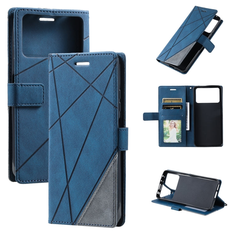 Skin Feel Splicing Leather Phone Case, For Xiaomi Redmi Note 11S, For Xiaomi Redmi 10C 4G Global/10 India, For Xiaomi Poco X4 Pro 5G, For Xiaomi Poco M4 Pro 5G