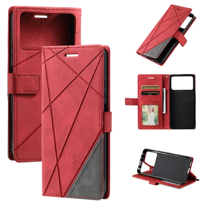 Skin Feel Splicing Leather Phone Case, For Xiaomi Redmi Note 11S, For Xiaomi Redmi 10C 4G Global/10 India, For Xiaomi Poco X4 Pro 5G, For Xiaomi Poco M4 Pro 5G