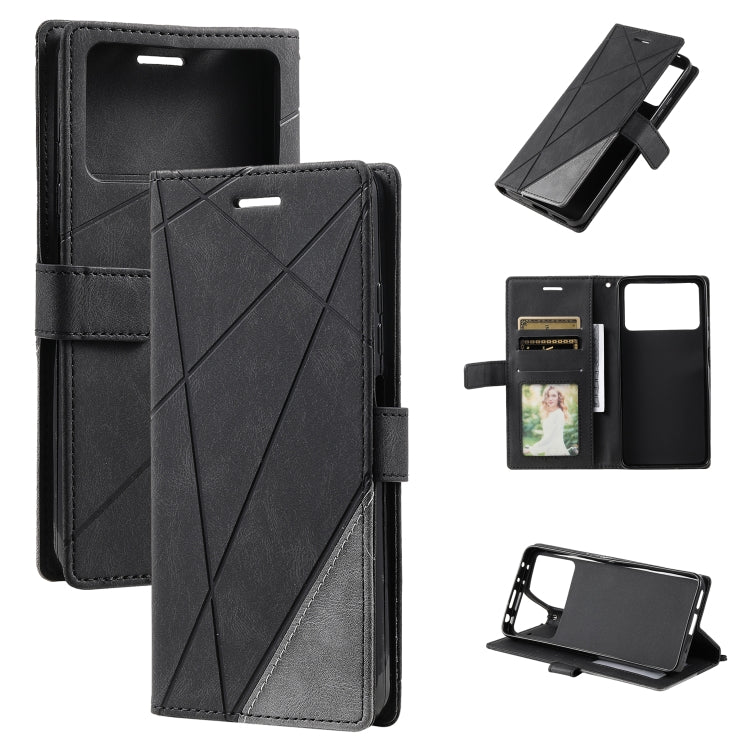 Skin Feel Splicing Leather Phone Case, For Xiaomi Redmi Note 11S, For Xiaomi Redmi 10C 4G Global/10 India, For Xiaomi Poco X4 Pro 5G, For Xiaomi Poco M4 Pro 5G