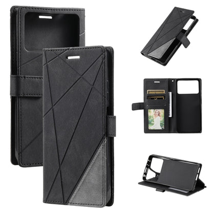 Skin Feel Splicing Leather Phone Case, For Xiaomi Redmi Note 11S, For Xiaomi Redmi 10C 4G Global/10 India, For Xiaomi Poco X4 Pro 5G, For Xiaomi Poco M4 Pro 5G