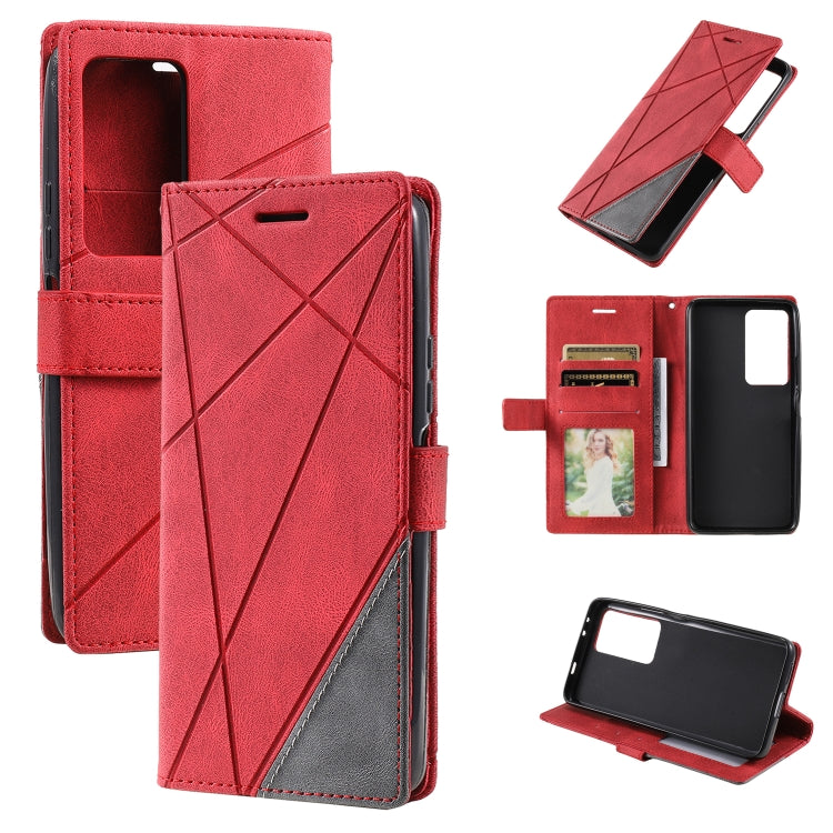 Skin Feel Splicing Leather Phone Case, For Xiaomi Redmi K50 / K50 Pro
