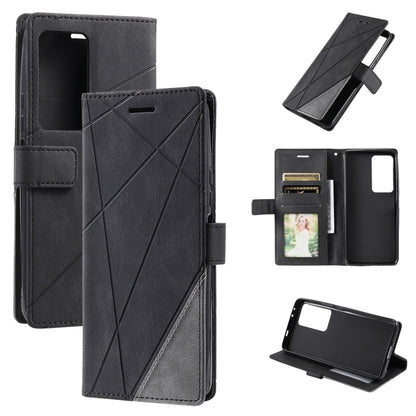 Skin Feel Splicing Leather Phone Case, For Xiaomi Redmi K50 / K50 Pro