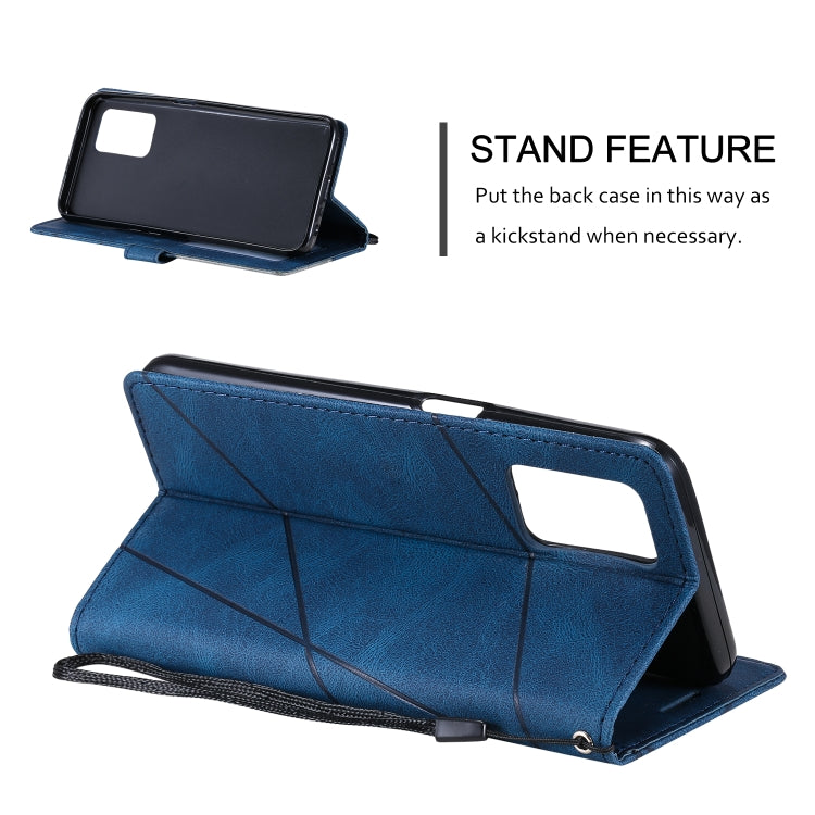 Skin Feel Splicing Leather Phone Case, For OPPO Realme 8i, For OPPO Realme 9 Pro+, For OPPO Realme 9i, For OPPO Realme 9 Pro