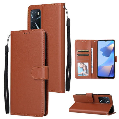 3 Card Slots Multifunctional Leather Phone Case, For OPPO A16, For Samsung Galaxy S22 5G, For Samsung Galaxy S22 Ultra 5G