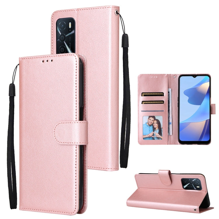 3 Card Slots Multifunctional Leather Phone Case, For OPPO A16, For Samsung Galaxy S22 5G, For Samsung Galaxy S22 Ultra 5G
