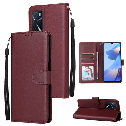3 Card Slots Multifunctional Leather Phone Case, For OPPO A16, For Samsung Galaxy S22 5G, For Samsung Galaxy S22 Ultra 5G