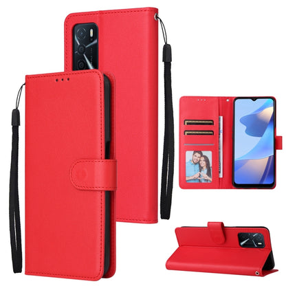 3 Card Slots Multifunctional Leather Phone Case, For OPPO A16, For Samsung Galaxy S22 5G, For Samsung Galaxy S22 Ultra 5G