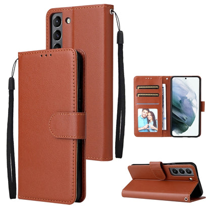 3 Card Slots Multifunctional Leather Phone Case, For OPPO A16, For Samsung Galaxy S22 5G, For Samsung Galaxy S22 Ultra 5G