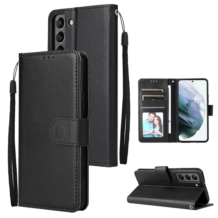 3 Card Slots Multifunctional Leather Phone Case, For OPPO A16, For Samsung Galaxy S22 5G, For Samsung Galaxy S22 Ultra 5G