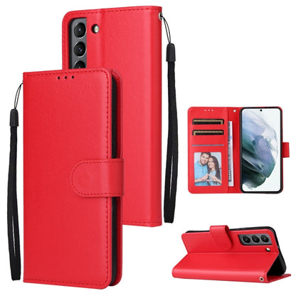 3 Card Slots Multifunctional Leather Phone Case, For OPPO A16, For Samsung Galaxy S22 5G, For Samsung Galaxy S22 Ultra 5G