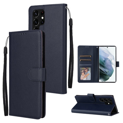 3 Card Slots Multifunctional Leather Phone Case, For OPPO A16, For Samsung Galaxy S22 5G, For Samsung Galaxy S22 Ultra 5G