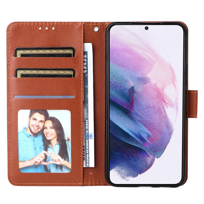 3 Card Slots Multifunctional Leather Phone Case, For Samsung Galaxy S22+ 5G