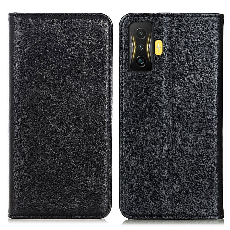 Magnetic Crazy Horse Texture Leather Phone Case, For Xiaomi Poco F4 GT 5G