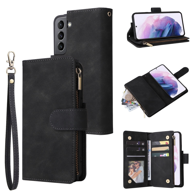 Multifunctional Frosted Zipper Wallet Leather Phone Case, For Samsung Galaxy S22+ 5G, For Samsung Galaxy A03s 166.5mm, For Samsung Galaxy A13 5G, For Samsung Galaxy A33 5G