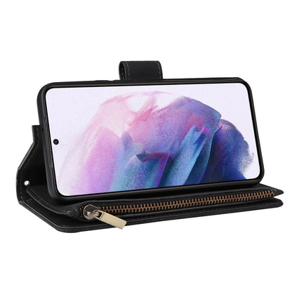 Multifunctional Frosted Zipper Wallet Leather Phone Case, For Samsung Galaxy S22+ 5G, For Samsung Galaxy A03s 166.5mm, For Samsung Galaxy A13 5G, For Samsung Galaxy A33 5G