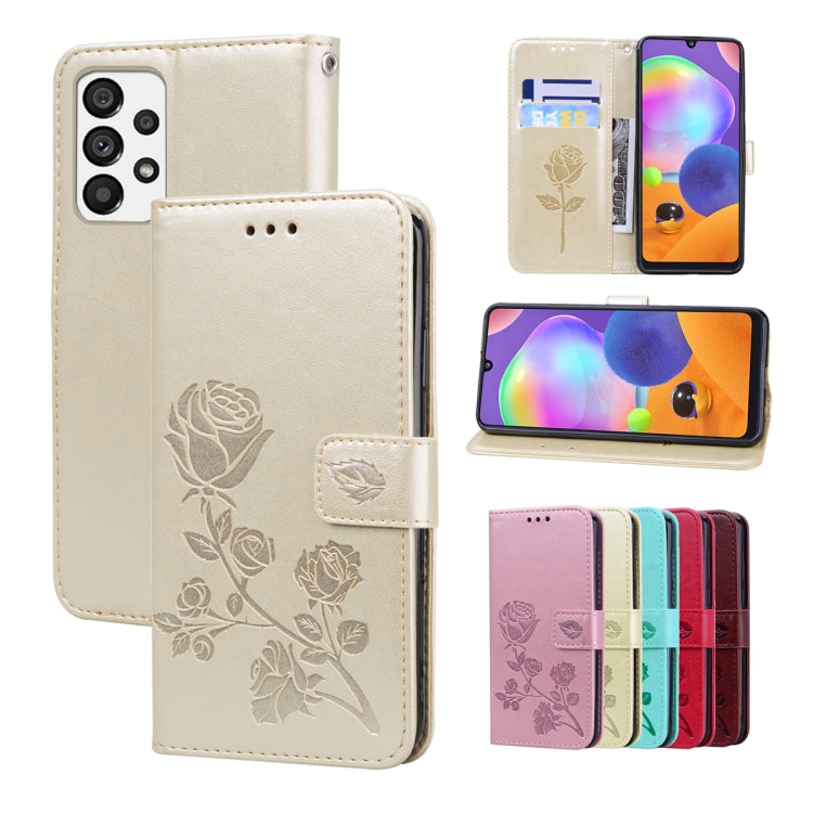 Rose Embossed Leather Phone Case, For Samsung Galaxy A13 4G, For Samsung Galaxy A23