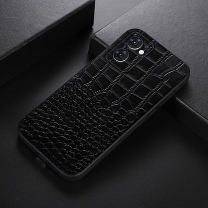 Crocodile Texture Genuine Leather Phone Case, For OPPO Reno7 5G International Version / Find X5 Lite, For OPPO Reno7 5G Chinese Version, For OPPO Reno7 Pro, For Sony Xperia 1 IV, For Samsung Galaxy M33 5G
