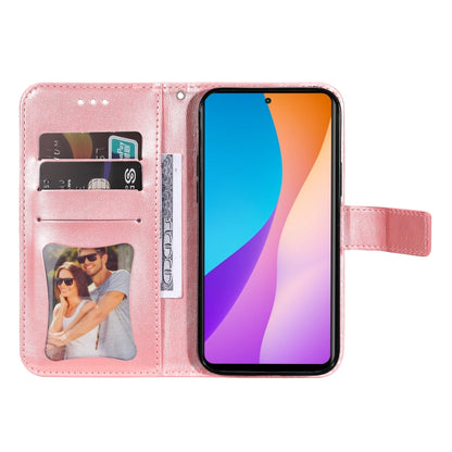 7-petal Flowers Embossed Flip Leather Phone Case, For Infinix Hot 11S NFC, For OPPO Reno7 Pro 5G, For Infinix Smart 6