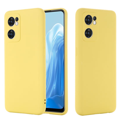 Pure Color Liquid Silicone Shockproof Full Coverage Phone Case, For OPPO Realme 9 Pro+ 5G Global, For OPPO Reno7 5G Global / Find X5 Lite, For Xiaomi Poco M4 Pro 4G Global