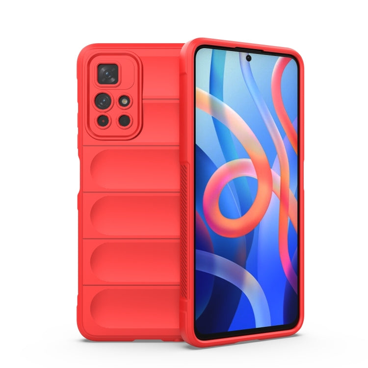 Magic Shield TPU + Flannel Phone Case, For Xiaomi Redmi Note 11 5G Chinese Version, For Xiaomi Redmi Note 11 Pro 5G Chinese