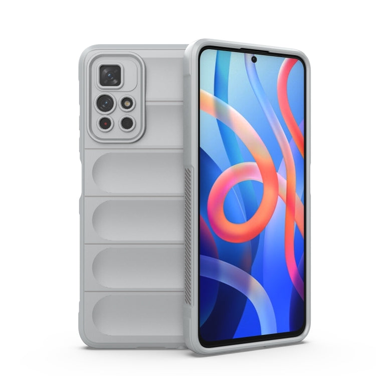 Magic Shield TPU + Flannel Phone Case, For Xiaomi Redmi Note 11 5G Chinese Version, For Xiaomi Redmi Note 11 Pro 5G Chinese