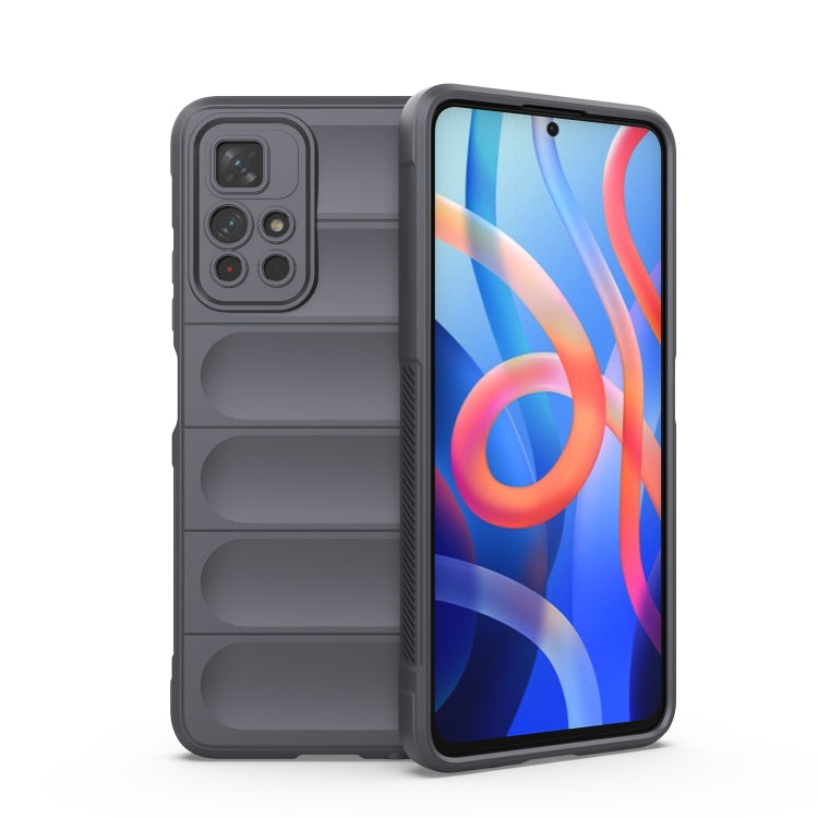 Magic Shield TPU + Flannel Phone Case, For Xiaomi Redmi Note 11 5G Chinese Version, For Xiaomi Redmi Note 11 Pro 5G Chinese