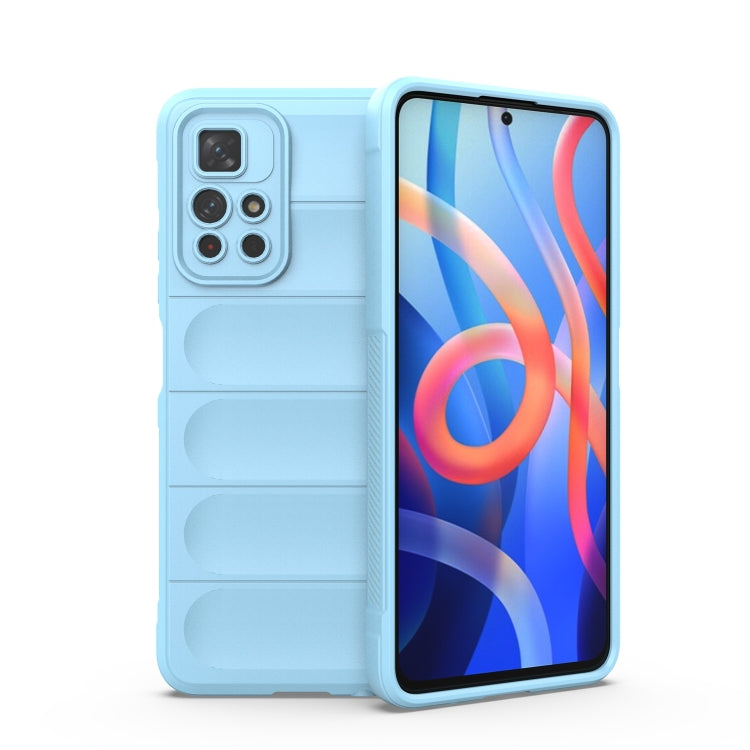 Magic Shield TPU + Flannel Phone Case, For Xiaomi Redmi Note 11 5G Chinese Version, For Xiaomi Redmi Note 11 Pro 5G Chinese