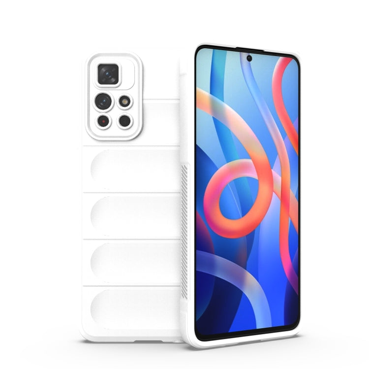 Magic Shield TPU + Flannel Phone Case, For Xiaomi Redmi Note 11 5G Chinese Version, For Xiaomi Redmi Note 11 Pro 5G Chinese