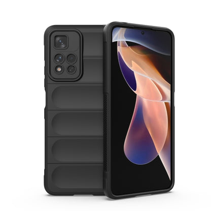 Magic Shield TPU + Flannel Phone Case, For Xiaomi Redmi Note 11 5G Chinese Version, For Xiaomi Redmi Note 11 Pro 5G Chinese