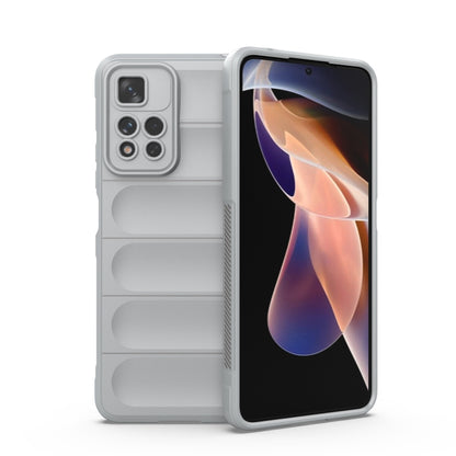 Magic Shield TPU + Flannel Phone Case, For Xiaomi Redmi Note 11 5G Chinese Version, For Xiaomi Redmi Note 11 Pro 5G Chinese