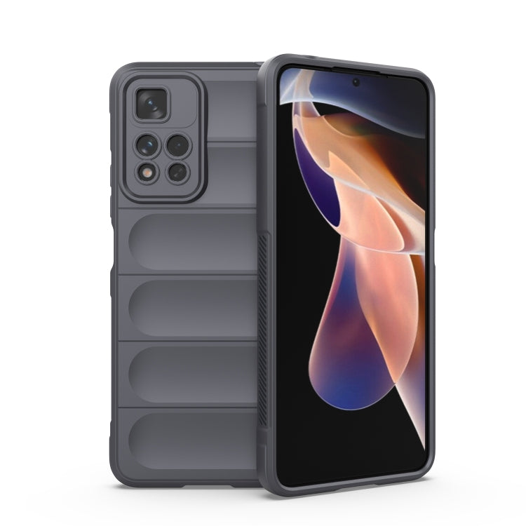 Magic Shield TPU + Flannel Phone Case, For Xiaomi Redmi Note 11 5G Chinese Version, For Xiaomi Redmi Note 11 Pro 5G Chinese