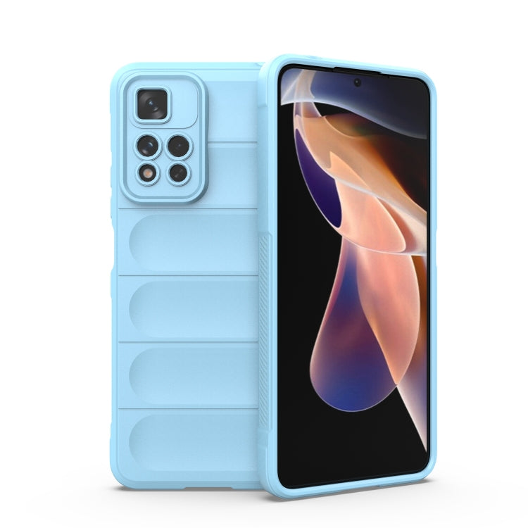 Magic Shield TPU + Flannel Phone Case, For Xiaomi Redmi Note 11 5G Chinese Version, For Xiaomi Redmi Note 11 Pro 5G Chinese