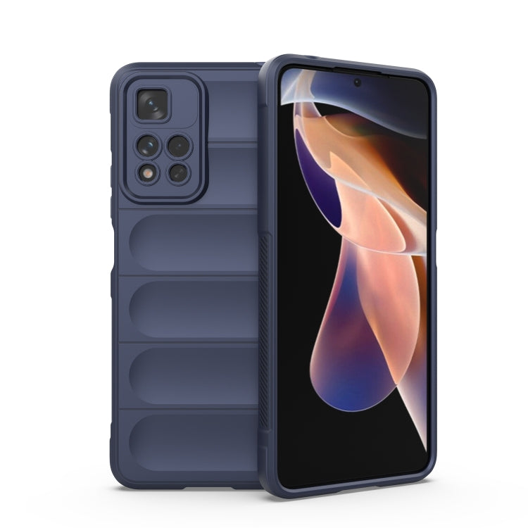 Magic Shield TPU + Flannel Phone Case, For Xiaomi Redmi Note 11 5G Chinese Version, For Xiaomi Redmi Note 11 Pro 5G Chinese