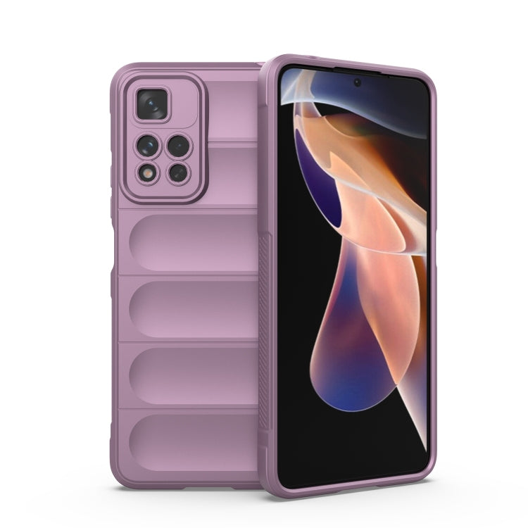 Magic Shield TPU + Flannel Phone Case, For Xiaomi Redmi Note 11 5G Chinese Version, For Xiaomi Redmi Note 11 Pro 5G Chinese