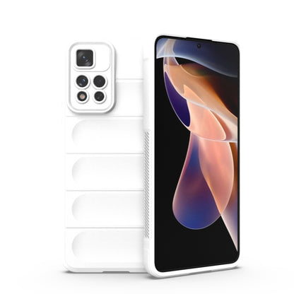 Magic Shield TPU + Flannel Phone Case, For Xiaomi Redmi Note 11 5G Chinese Version, For Xiaomi Redmi Note 11 Pro 5G Chinese