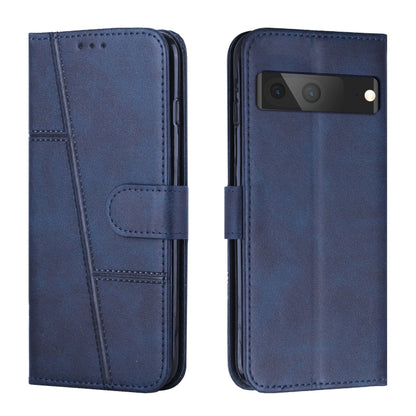 Stitching Calf Texture Buckle Leather Phone Case, For Google Pixel 7, For Google Pixel 7 Pro, For Motorola Moto G Stylus 2022 4G, For Motorola Moto G Stylus 2022 5G