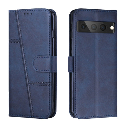 Stitching Calf Texture Buckle Leather Phone Case, For Google Pixel 7, For Google Pixel 7 Pro, For Motorola Moto G Stylus 2022 4G, For Motorola Moto G Stylus 2022 5G