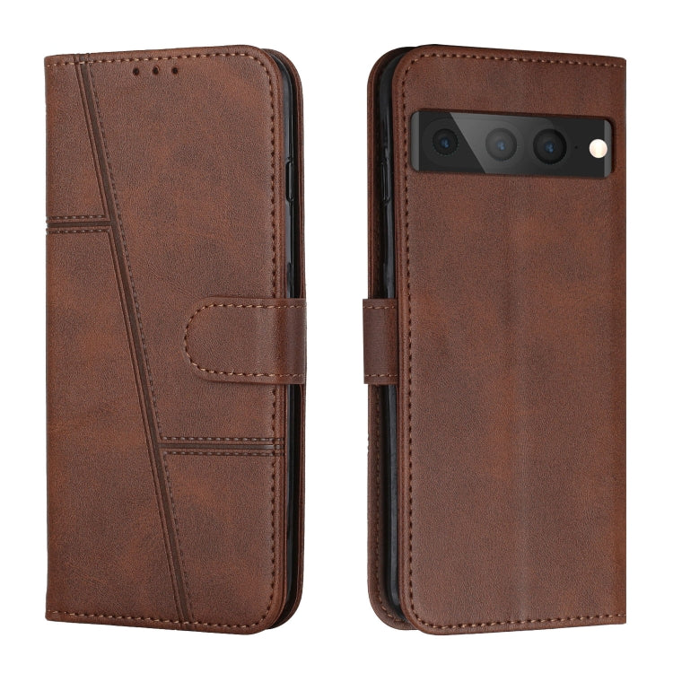 Stitching Calf Texture Buckle Leather Phone Case, For Google Pixel 7, For Google Pixel 7 Pro, For Motorola Moto G Stylus 2022 4G, For Motorola Moto G Stylus 2022 5G