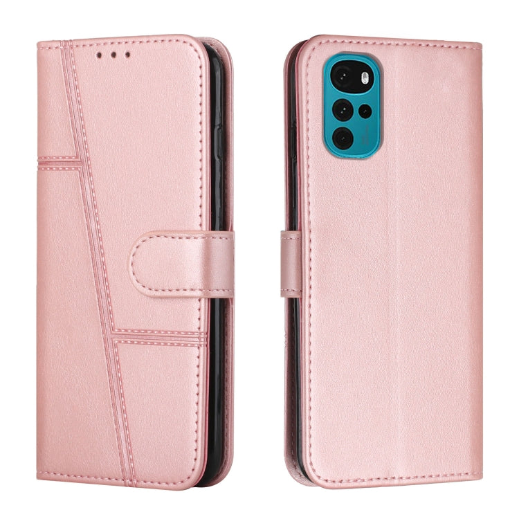 Stitching Calf Texture Buckle Leather Phone Case, For Motorola Moto G22, For Xiaomi Redmi 10 5G/Redmi Note 11E, For Xiaomi Redmi 10A/Poco C31/Redmi 9C, For Samsung Galaxy M23 5G/ Galaxy F23 Japan