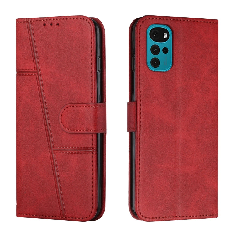 Stitching Calf Texture Buckle Leather Phone Case, For Motorola Moto G22, For Xiaomi Redmi 10 5G/Redmi Note 11E, For Xiaomi Redmi 10A/Poco C31/Redmi 9C, For Samsung Galaxy M23 5G/ Galaxy F23 Japan