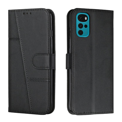 Stitching Calf Texture Buckle Leather Phone Case, For Motorola Moto G22, For Xiaomi Redmi 10 5G/Redmi Note 11E, For Xiaomi Redmi 10A/Poco C31/Redmi 9C, For Samsung Galaxy M23 5G/ Galaxy F23 Japan