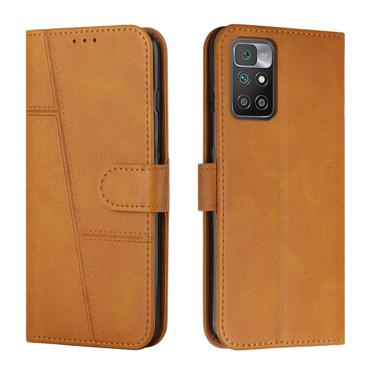 Stitching Calf Texture Buckle Leather Phone Case, For Motorola Moto G22, For Xiaomi Redmi 10 5G/Redmi Note 11E, For Xiaomi Redmi 10A/Poco C31/Redmi 9C, For Samsung Galaxy M23 5G/ Galaxy F23 Japan