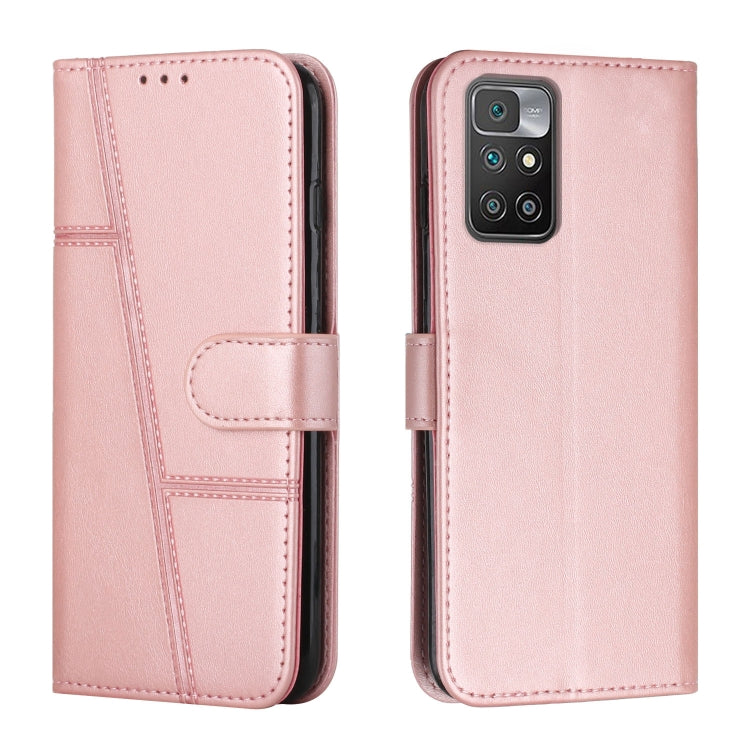 Stitching Calf Texture Buckle Leather Phone Case, For Motorola Moto G22, For Xiaomi Redmi 10 5G/Redmi Note 11E, For Xiaomi Redmi 10A/Poco C31/Redmi 9C, For Samsung Galaxy M23 5G/ Galaxy F23 Japan